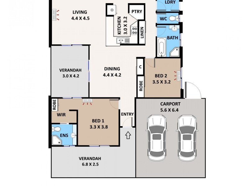 11 Wodyetia Close, Durack NT 0830 Floorplan