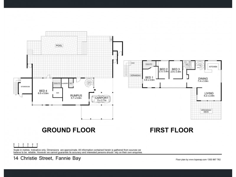 14 Christie Street, Fannie Bay NT 0820 Floorplan