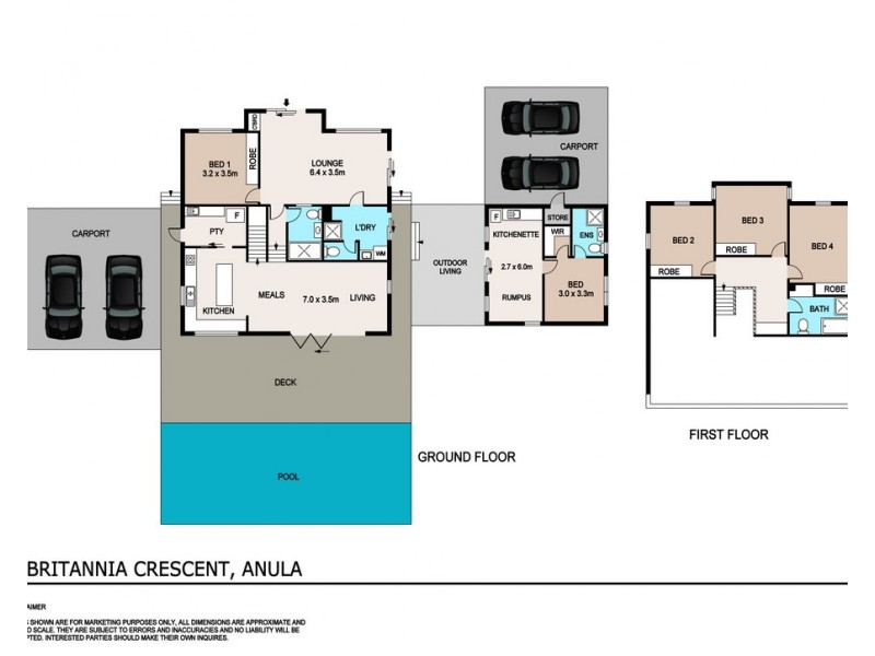 3 Britannia Crescent, Anula NT 0812 Floorplan