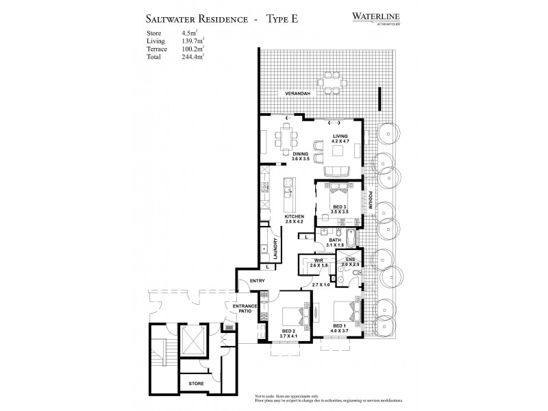 303/71 Progress Drive, Nightcliff NT 0810 Floorplan