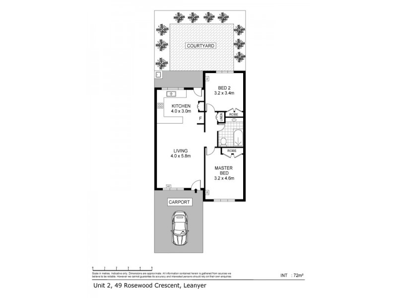 2/49 Rosewood Crescent, Leanyer NT 0812 Floorplan