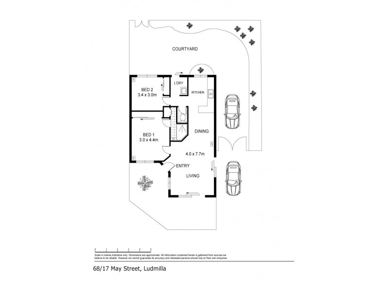 68/17 May Street, Ludmilla NT 0820 Floorplan