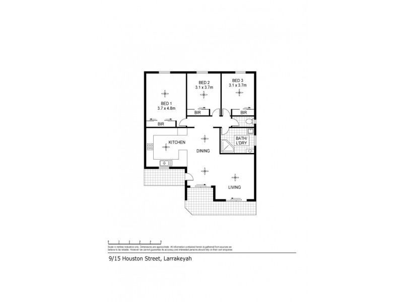 9/15 Houston Street, Larrakeyah NT 0820 Floorplan