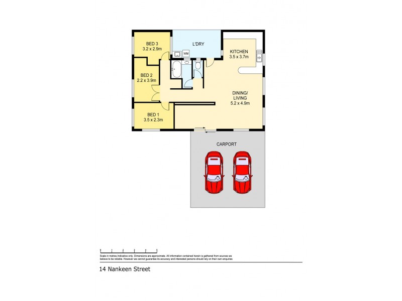 14 Nankeen Court, Leanyer NT 0812 Floorplan