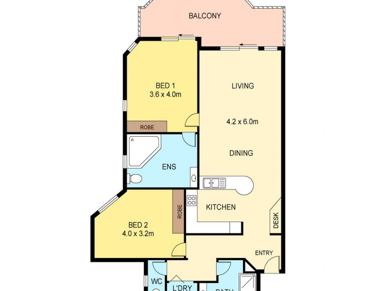 60/5 Cardona Court, Darwin City NT 0800 Floorplan