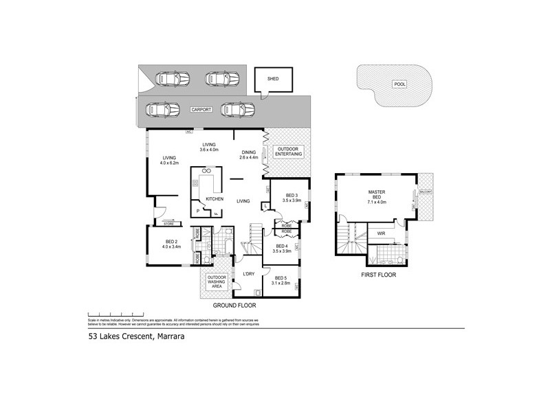 53 Lakes Crescent, Marrara NT 0812 Floorplan
