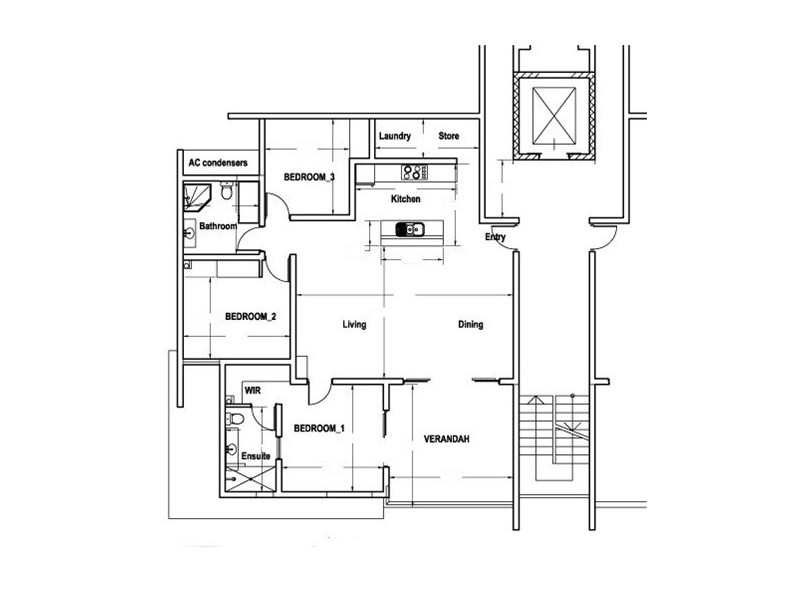 Darwin City NT 0800 Floorplan