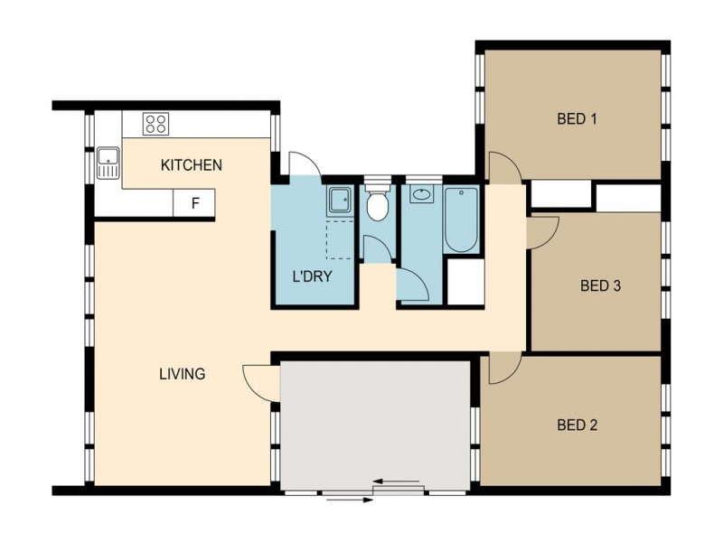 12 Anthony Street, Wagaman NT 0810 Floorplan