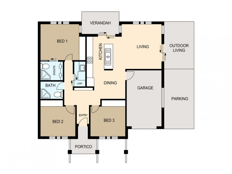 2/1 Dreier Street, Muirhead NT 0810 Floorplan