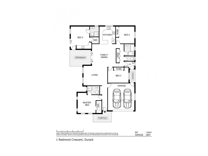 1 Redmond Crescent, Durack NT 0830 Floorplan