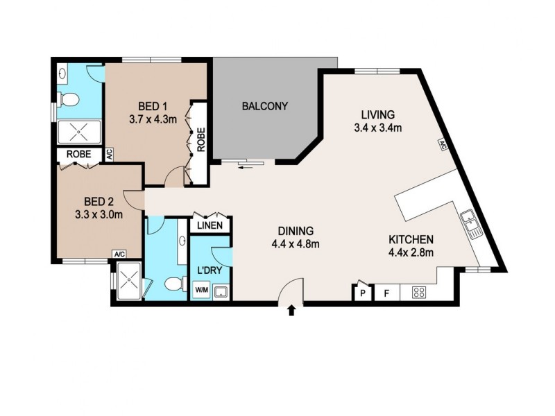 7/15 Somerville Gardens, Parap NT 0820 Floorplan