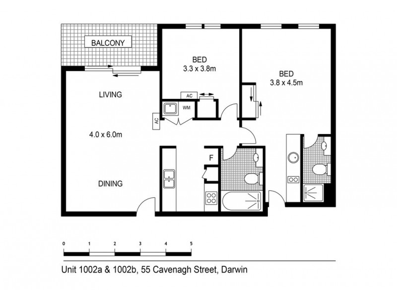 1002/55 Cavenagh Street, Darwin NT 0800 Floorplan