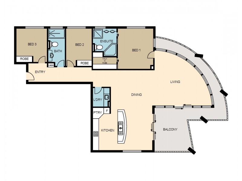 25/4 Myilly Terrace, Larrakeyah NT 0820 Floorplan
