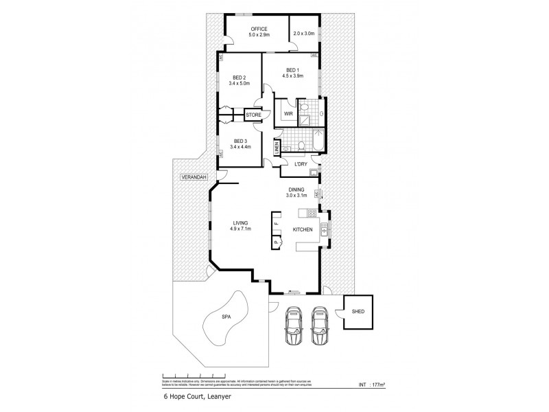 6 Hope Court, Leanyer NT 0812 Floorplan