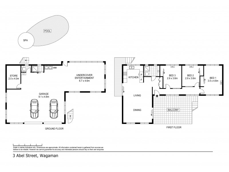 3 Abel Street, Wagaman NT 0810 Floorplan