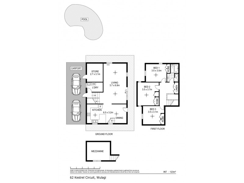 62 Kestrel Circuit, Wulagi NT 0812 Floorplan