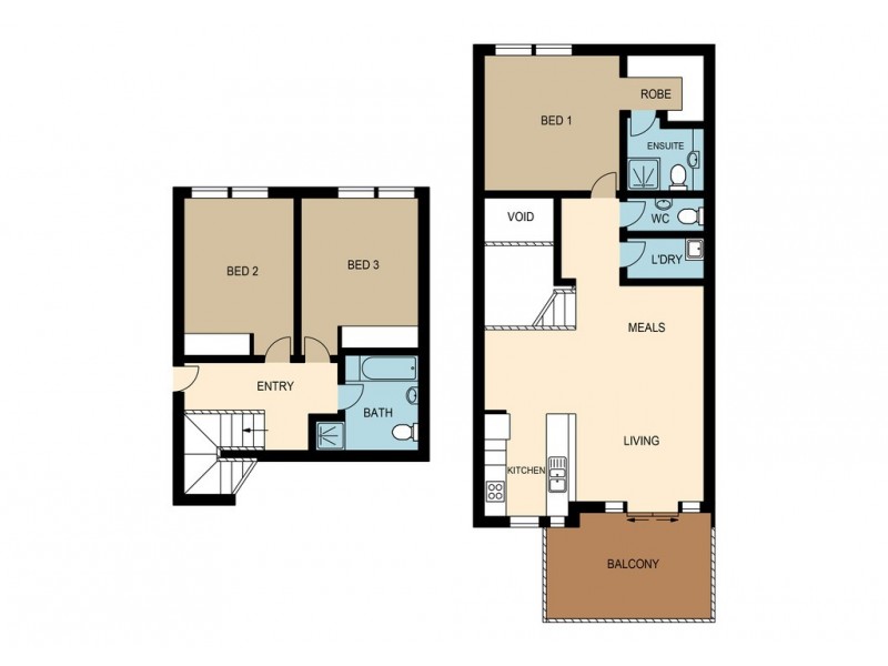 10/30C Duke Street, Stuart Park NT 0820 Floorplan