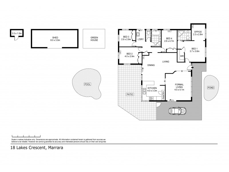 18 Lakes Crescent, Marrara NT 0812 Floorplan