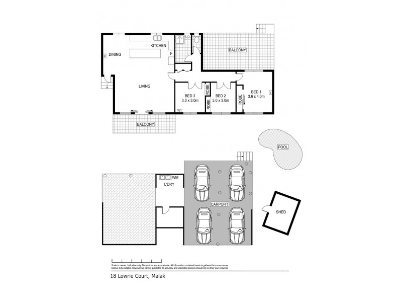 18 Lowrie Court, Malak NT 0812 Floorplan