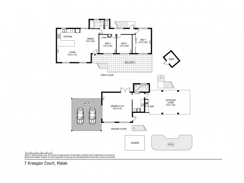 7 Kraegen Court, Malak NT 0812 Floorplan