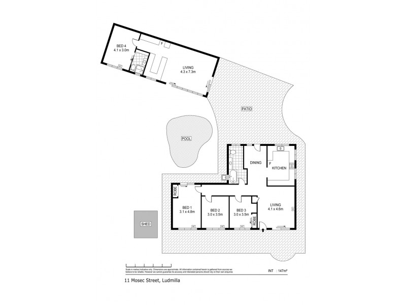 11 Mosec Street, Ludmilla NT 0820 Floorplan