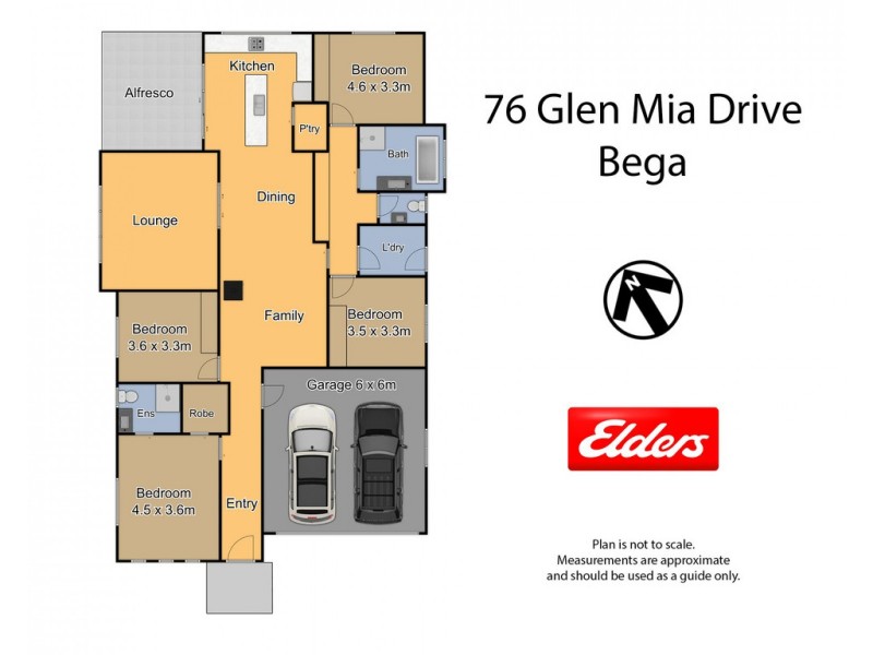76 Glen Mia Drive, Bega NSW 2550 Floorplan