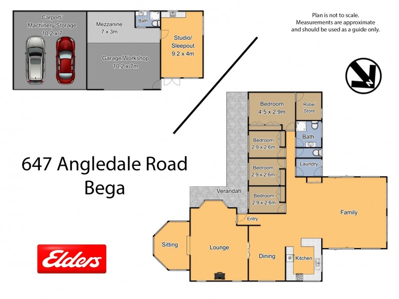 641 Angledale Rd, Angledale NSW 2550 Floorplan