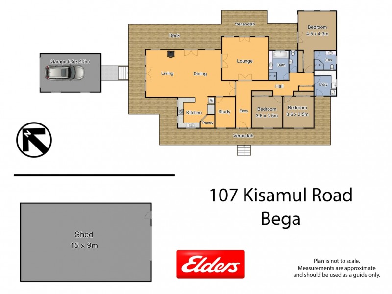 107 Kisimul Rd, Bega NSW 2550 Floorplan