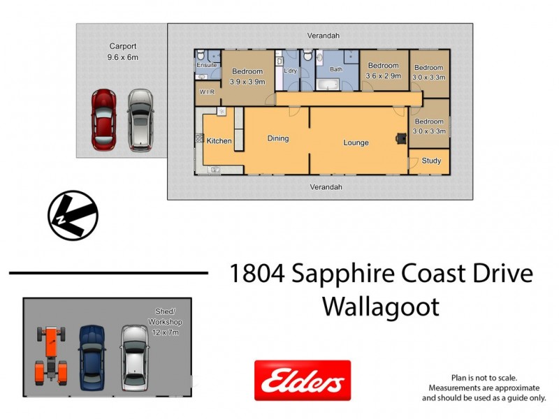 1804 Sapphire Coast Drive, Wallagoot NSW 2550 Floorplan