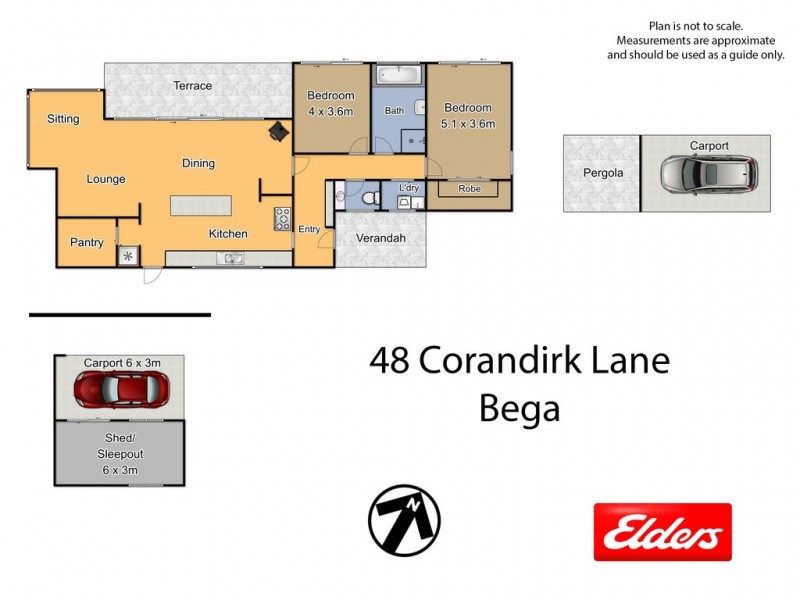 48 Corandirk Lane, Bega NSW 2550 Floorplan