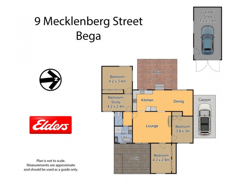 9 Mecklenberg St, Bega NSW 2550 Floorplan