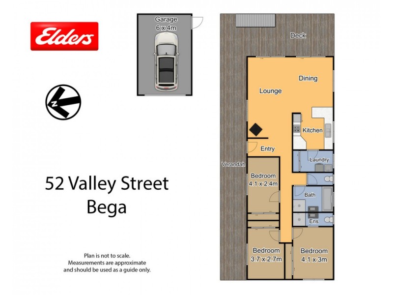 52 VALLEY STREET, Bega NSW 2550 Floorplan