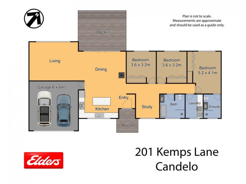 201 Kemps Lane, Candelo NSW 2550 Floorplan