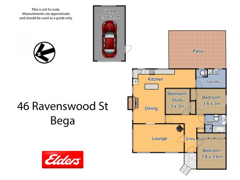 46 Ravenswood St, Bega NSW 2550 Floorplan