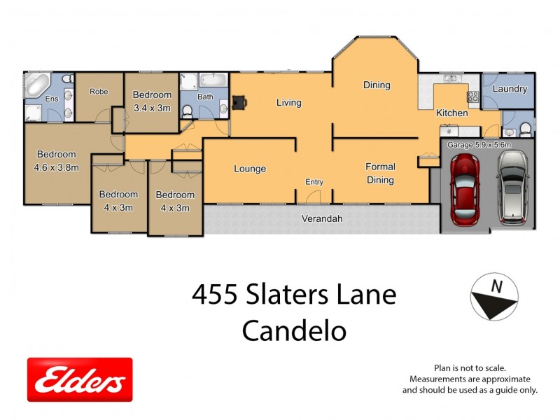 455 Slaters Lane, Candelo NSW 2550 Floorplan