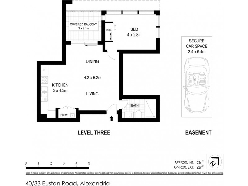 40, 33 Euston Road, Alexandria NSW 2015 Floorplan