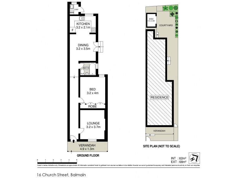 16 Church Street, Balmain NSW 2041 Floorplan