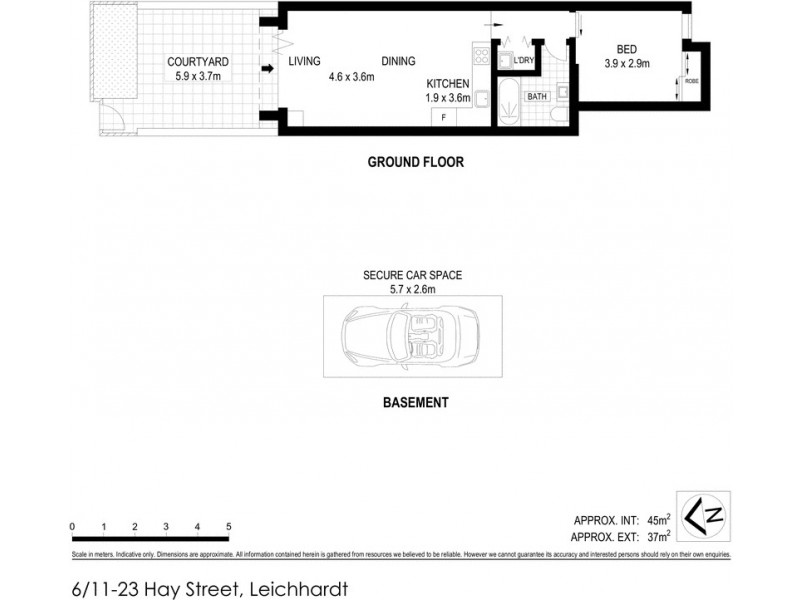 6/11-23 Hay Street, Leichhardt NSW 2040 Floorplan