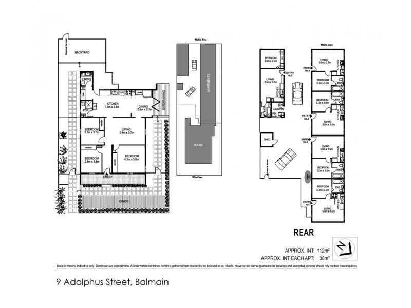2C Waite Avenue, Balmain NSW 2041 Floorplan