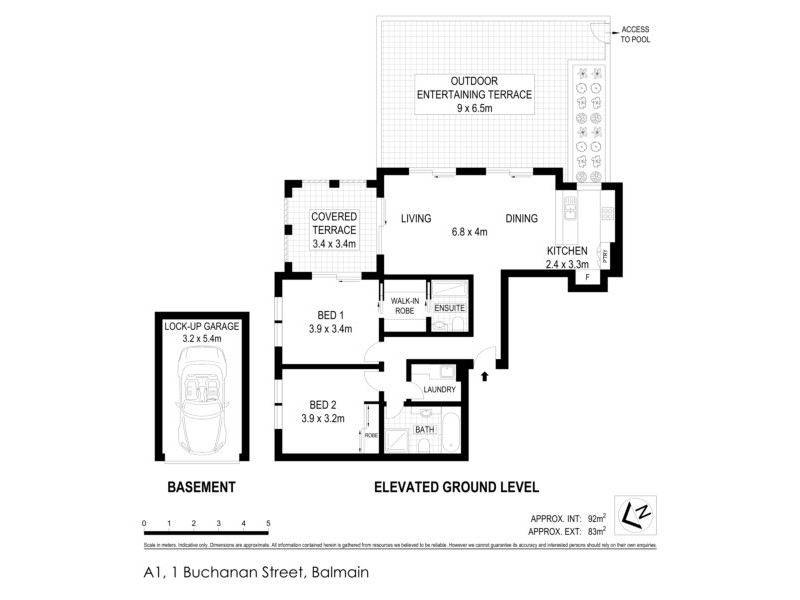 A1, 1 Buchanan Street, Balmain NSW 2041 Floorplan