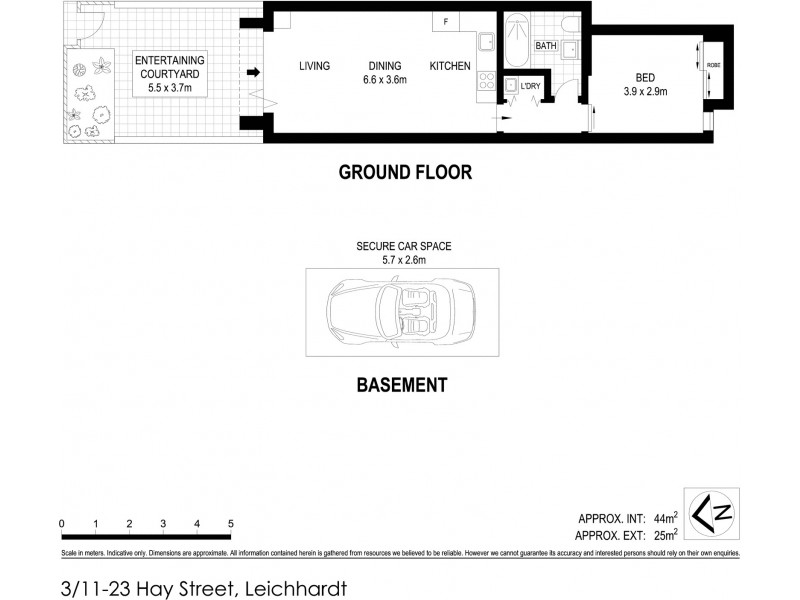 3/11-23 Hay Street, Leichhardt NSW 2040 Floorplan