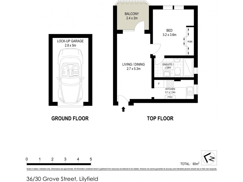 36/30 Grove Street, Lilyfield NSW 2040 Floorplan