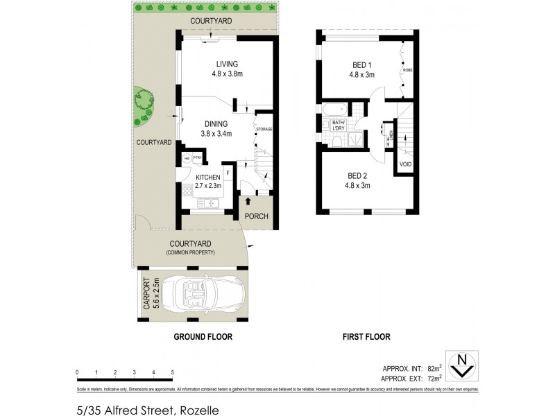 5/33-35 Alfred Street, Rozelle NSW 2039 Floorplan