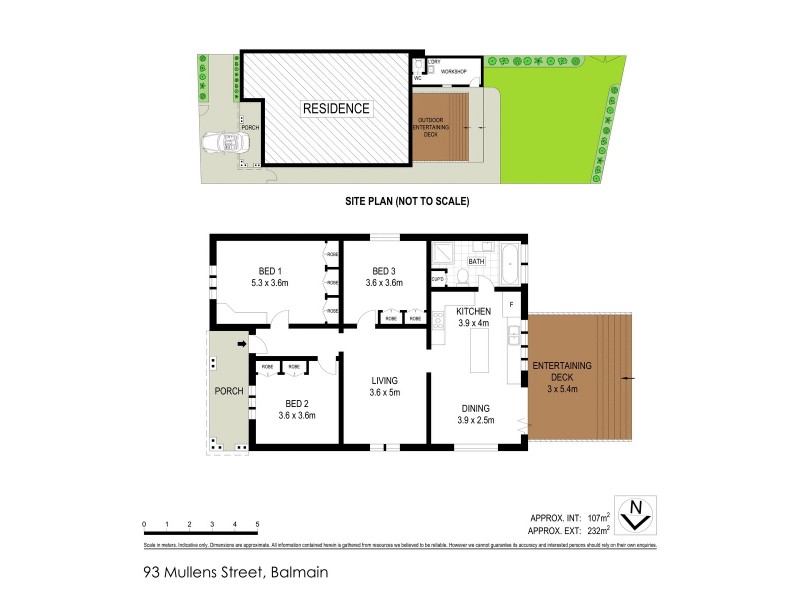 93 Mullens Street, Balmain NSW 2041 Floorplan