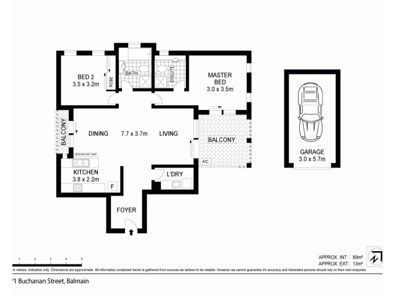 A9, 1 Buchanan Street, Balmain NSW 2041 Floorplan