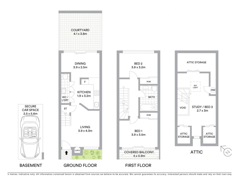 22/43 Hereford Street, Glebe NSW 2037 Floorplan