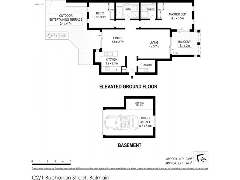 C2, 1 Buchanan Street, Balmain NSW 2041 Floorplan