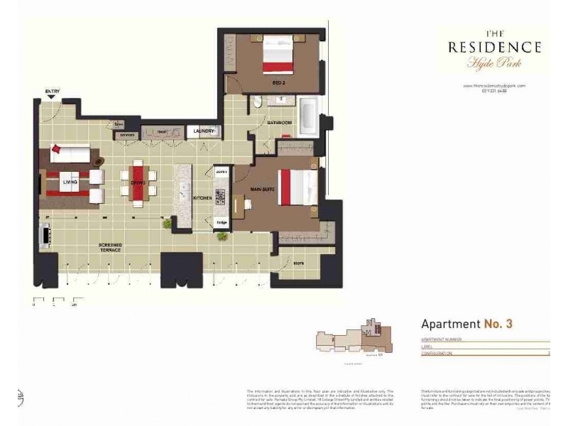 3/18 College Street, Sydney NSW 2000 Floorplan