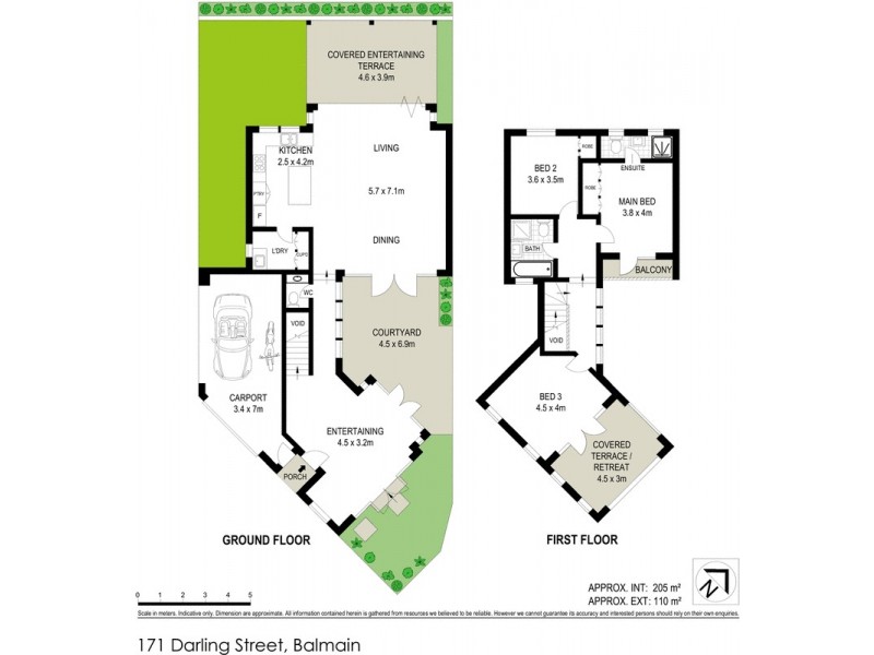 171 Darling Street, Balmain NSW 2041 Floorplan