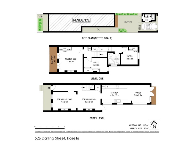 526 Darling Street, Rozelle NSW 2039 Floorplan